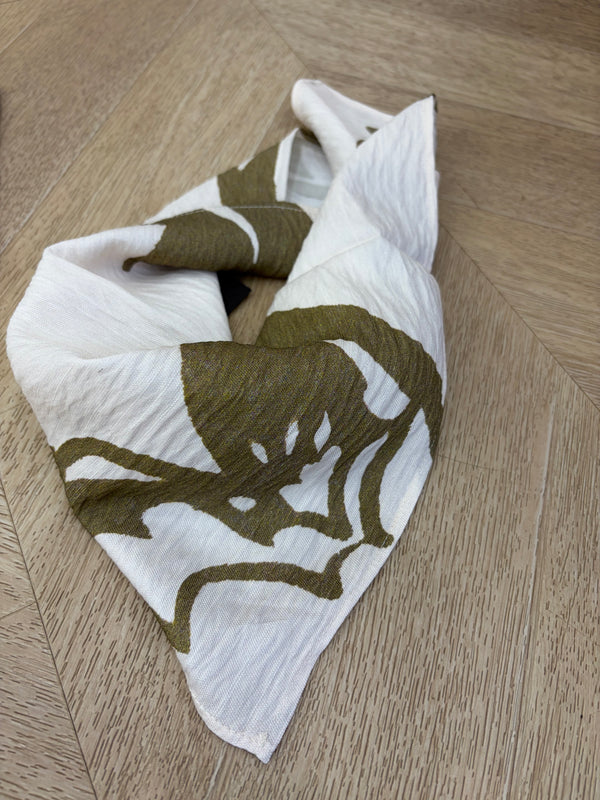 foulard hawaii verde