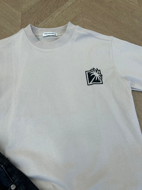 t-shirt sevenlab beige