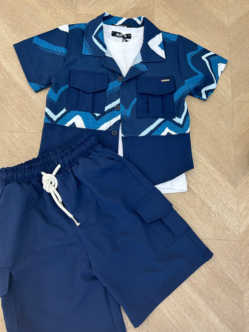 coordinato george blu