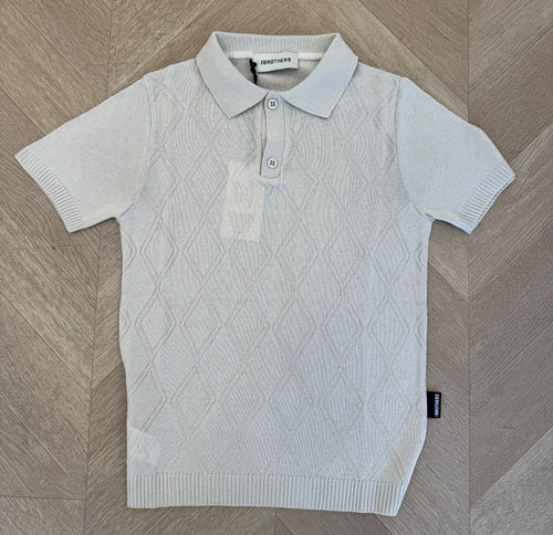 polo rombi beige