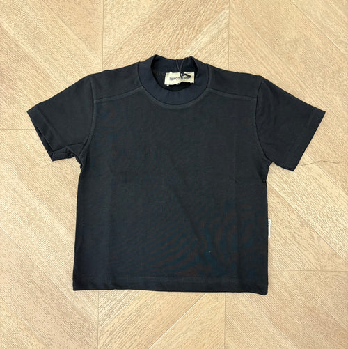 t shirt mezzo collo nera