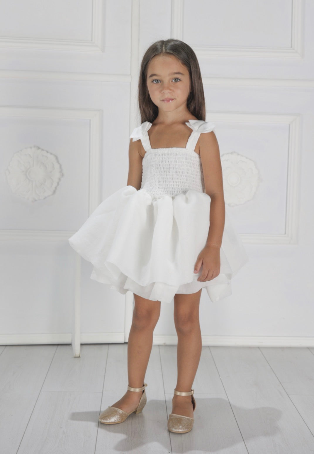 abitino tulle bianco