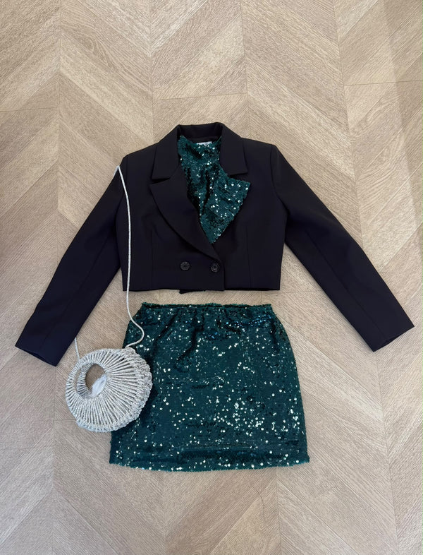 giacca paillettes