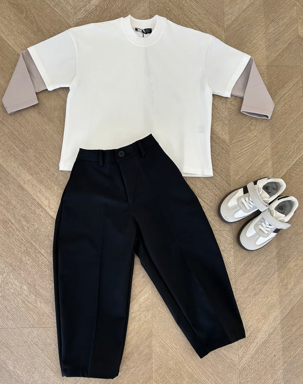 pantalone classico nero