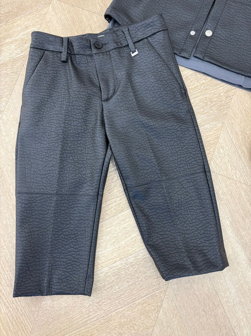 coordinato belly in ecopelle