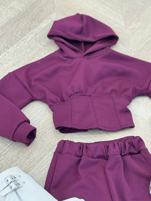 tuta bustier bordeaux