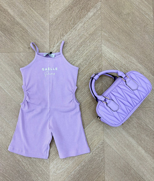 jumpsuit lilac