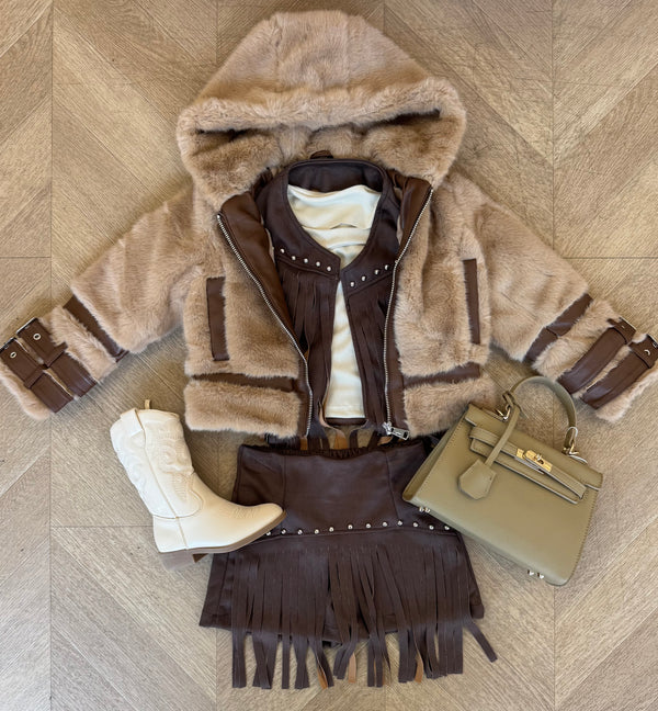 pelliccia marrone