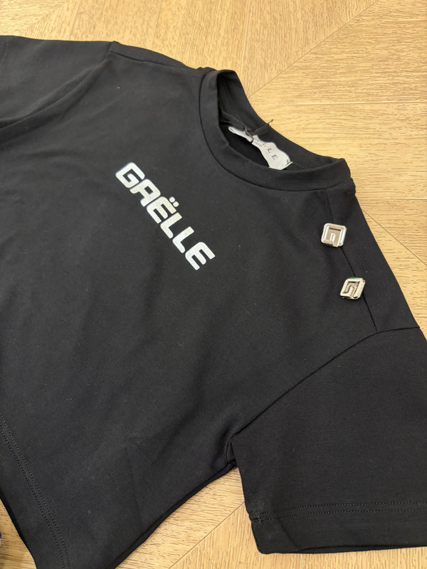 t shirt crop black