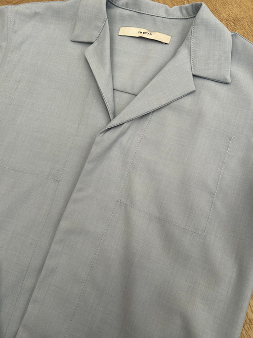 camicia vega celeste