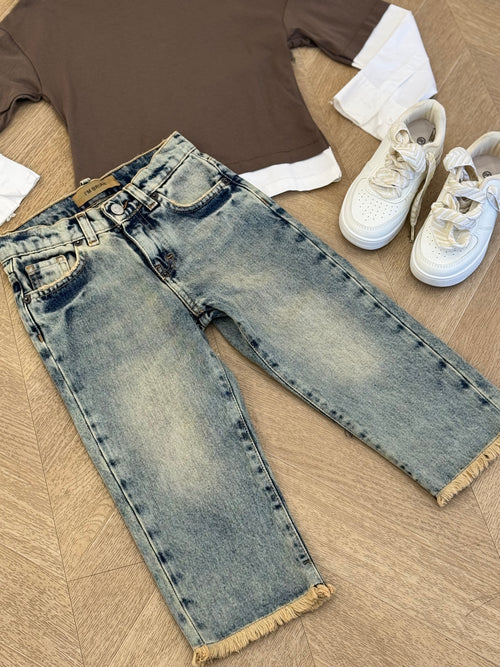 jeans sabbiato imb