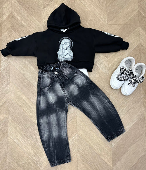 jeans balloon gabriel nero