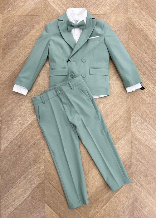 abito off verde menta bimbo