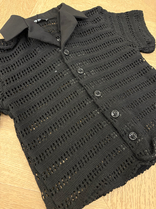 Camicia Panama nera