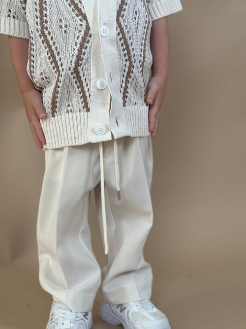 pantalone loris panna