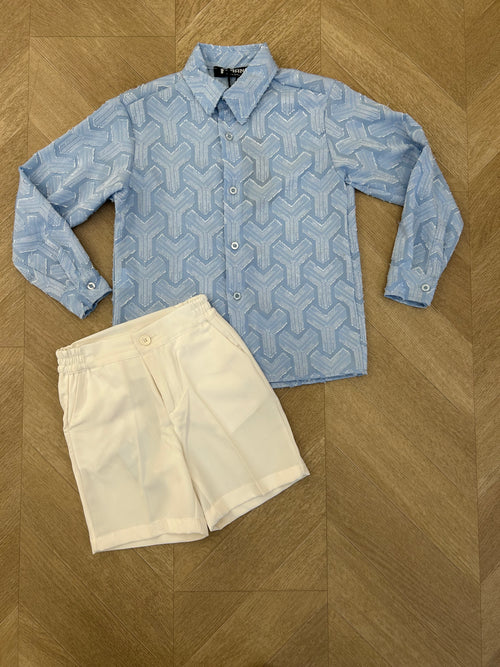 camicia celeste