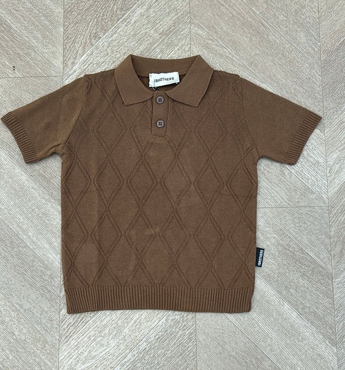 polo rombi coccio