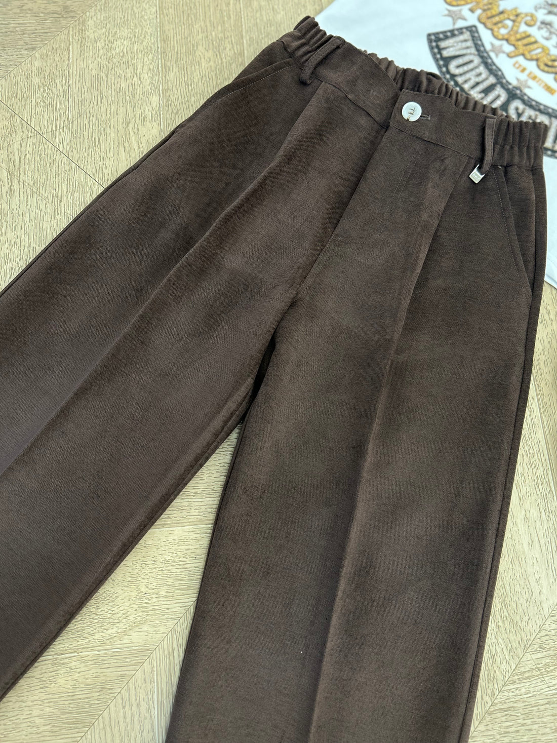 pantalone velluto moro