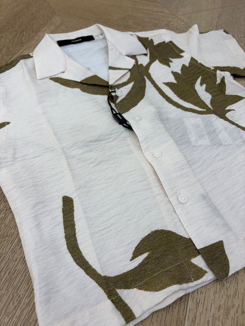 camicia hawaii verde
