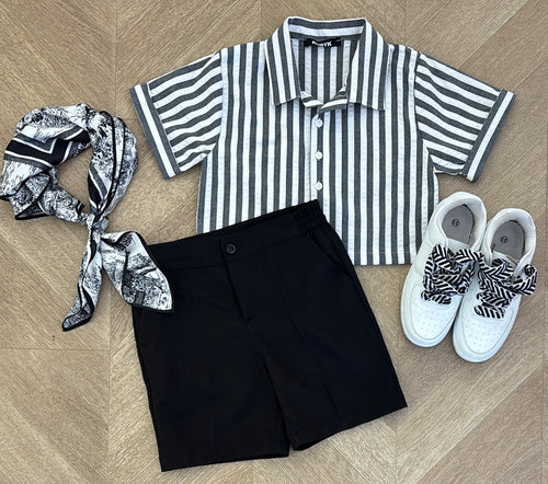 camicia righe cotone