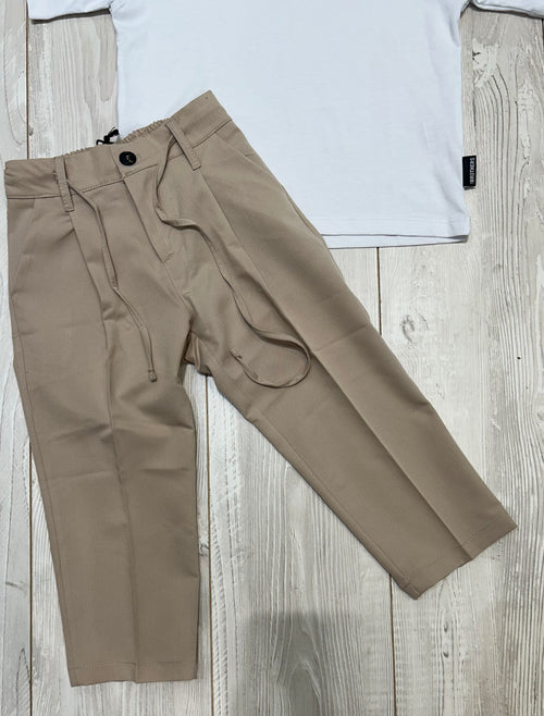 pantalone riggs beige