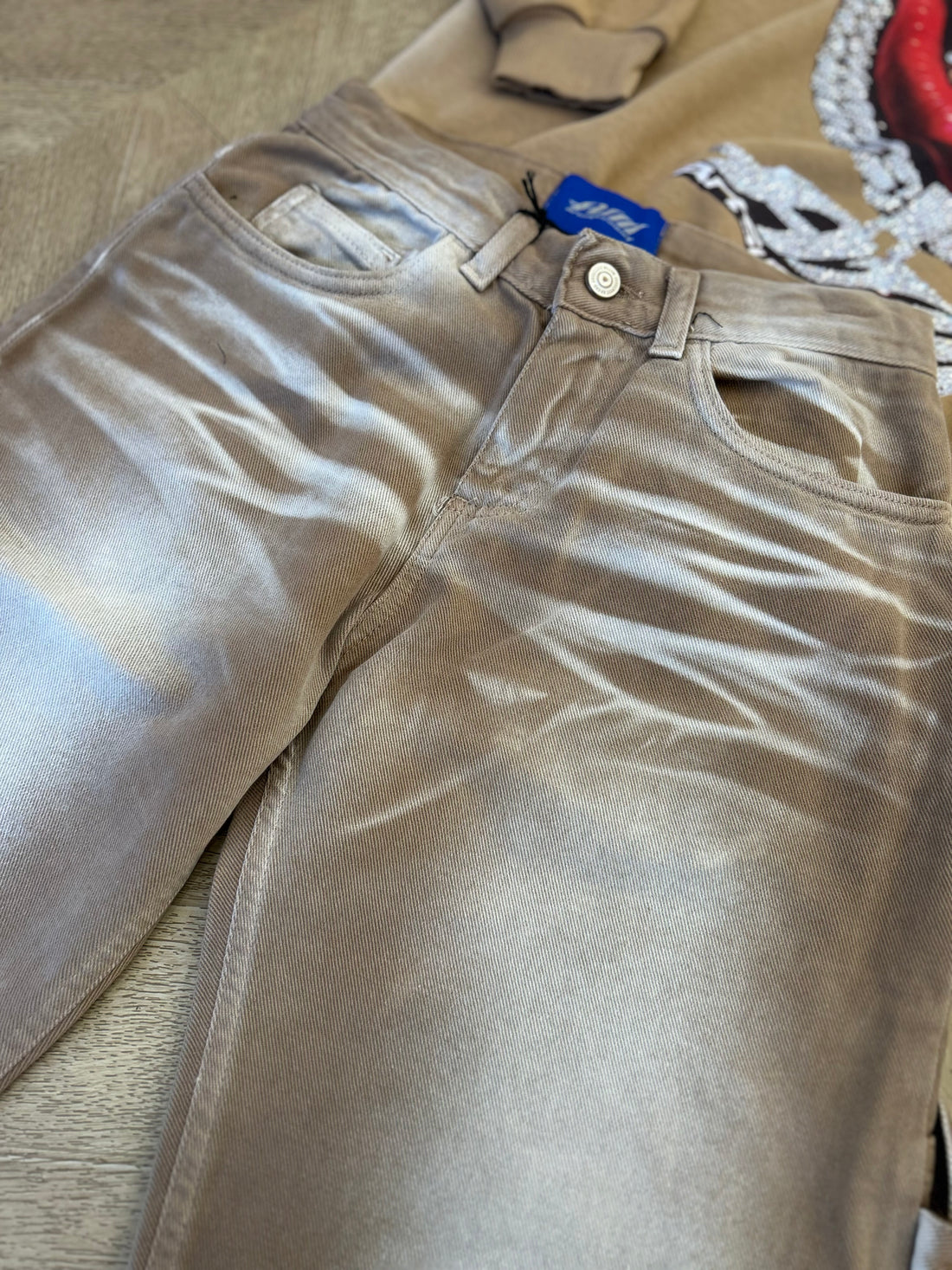 jeans art sabbiato