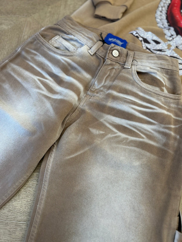jeans art sabbiato