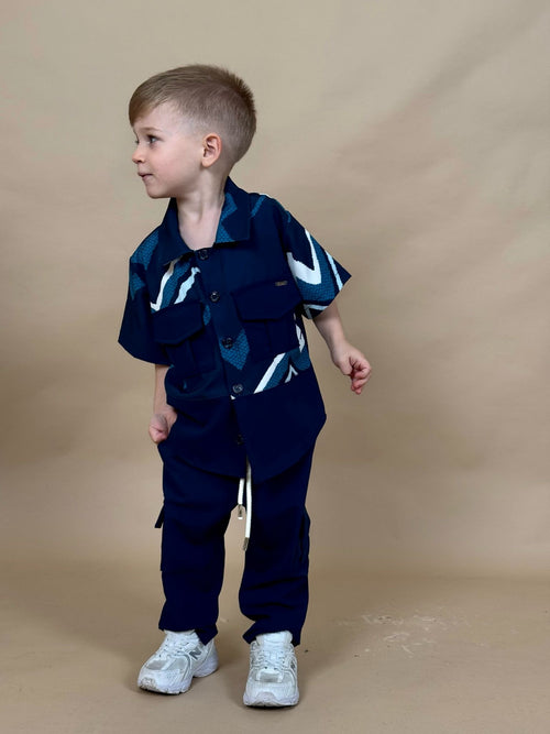 coordinato milo blu
