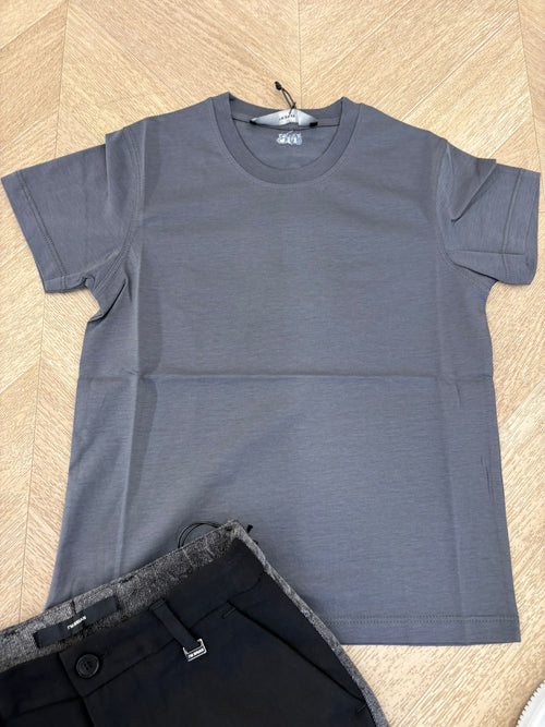 t-shirt cam grigia