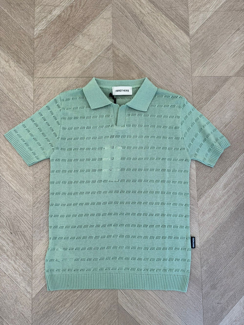 polo in filo verde