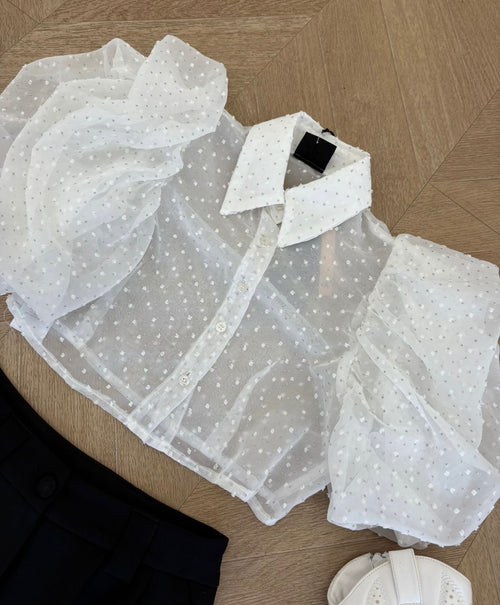 camicia strass