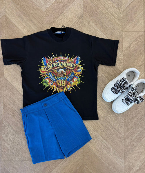 t shirt american nero