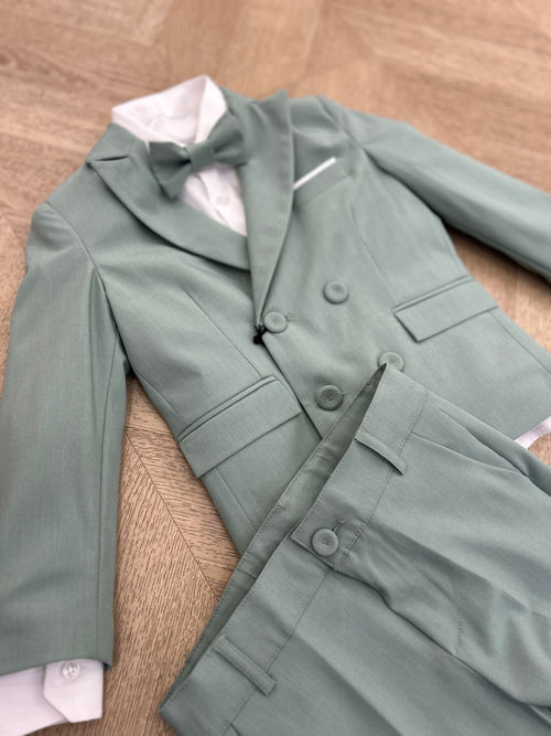 abito off verde menta bimbo