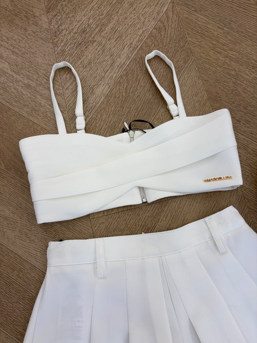 top simple bianco