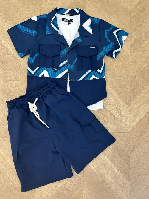coordinato george blu