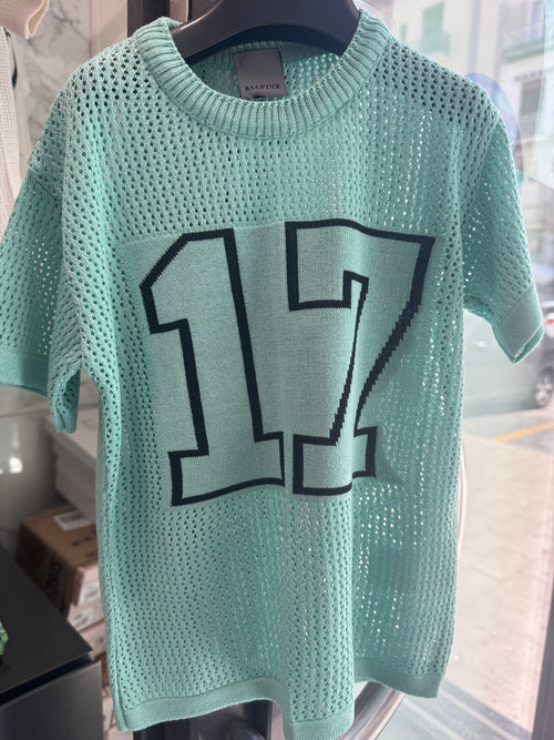 t-shirt numero verde