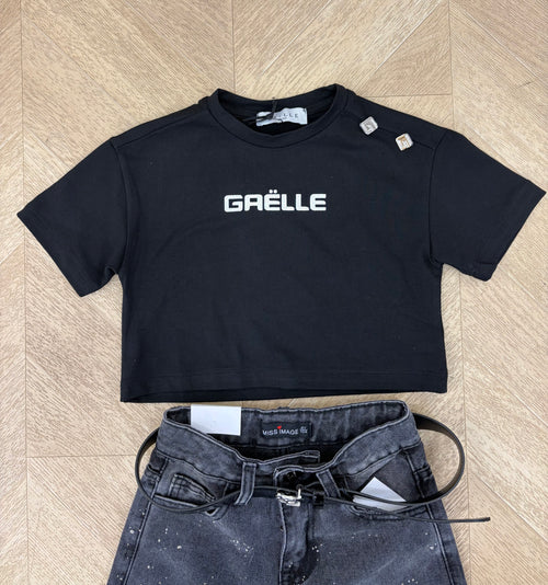t shirt crop black