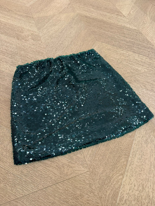 coordinato paillettes verde