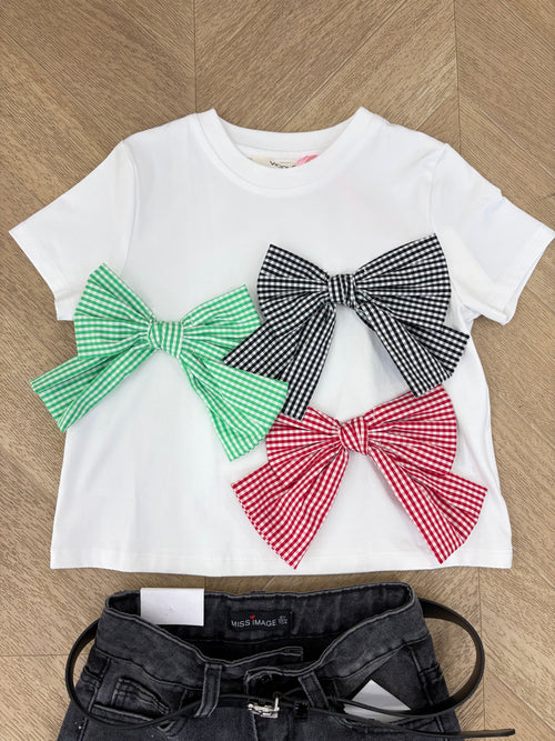 T shirt fiocco