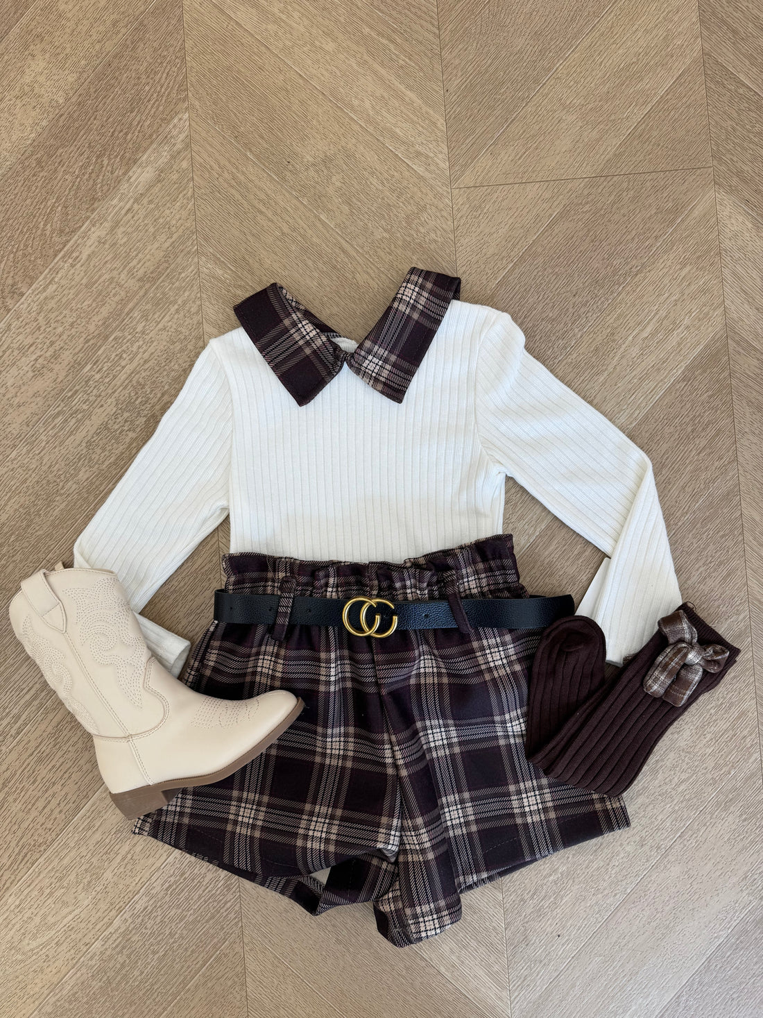 coordinato scotland chich marrone