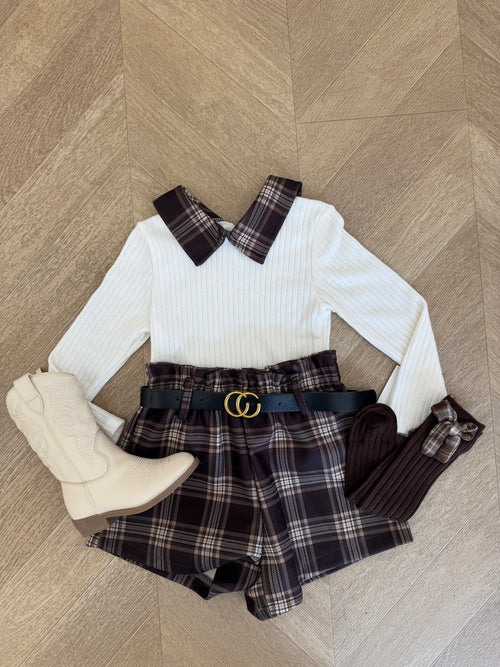 coordinato scotland chich marrone