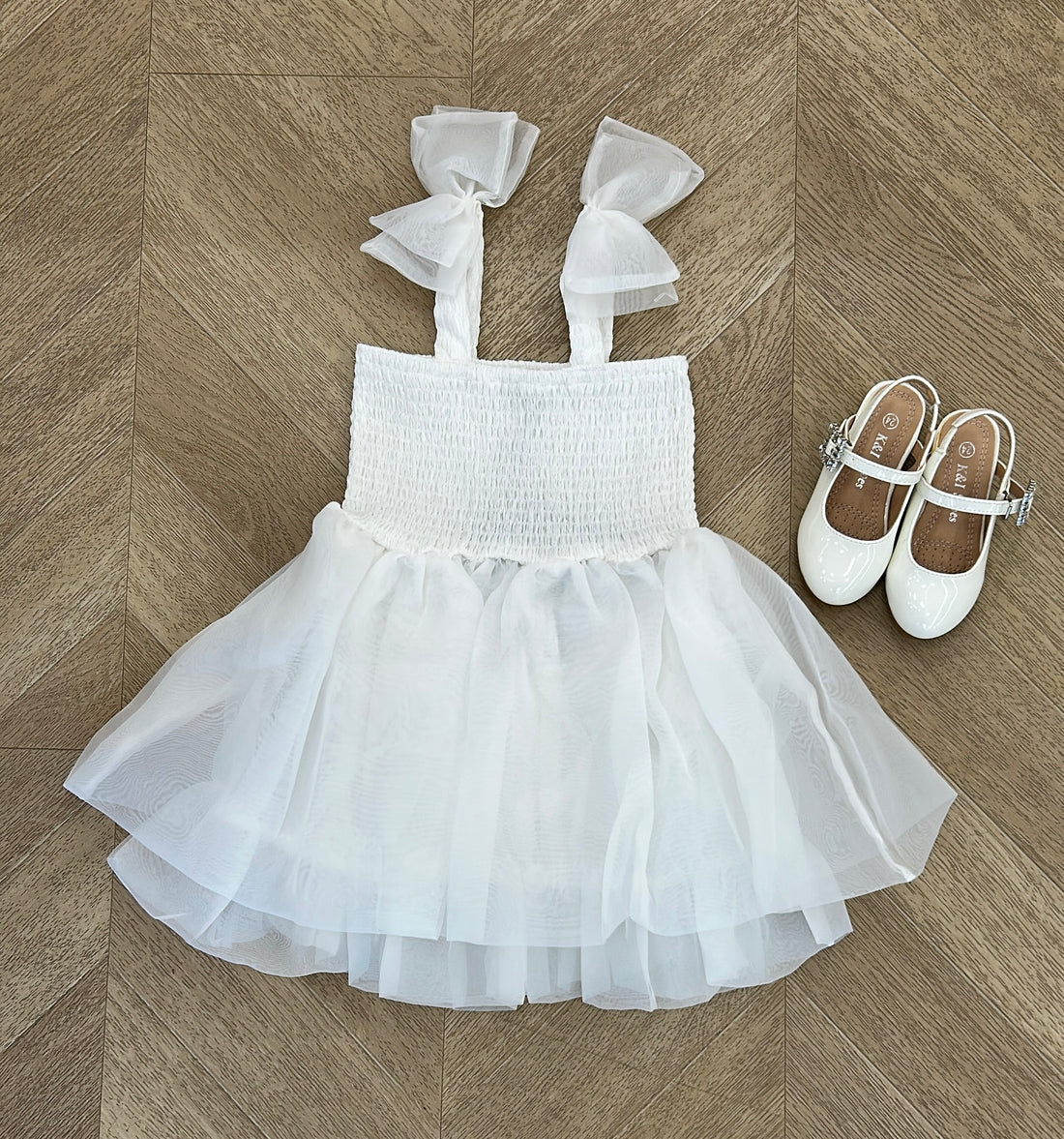 abitino tulle bianco