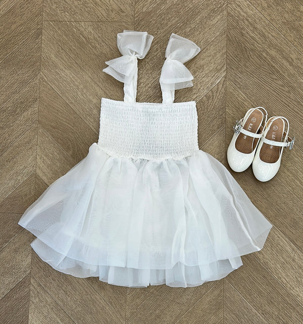 abitino tulle bianco