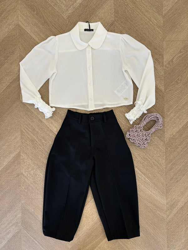 pantalone classico nero