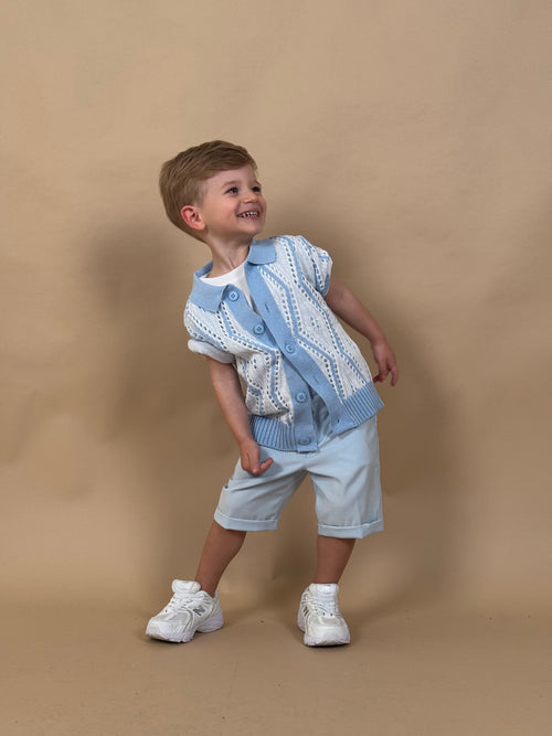 cardigan azzurro