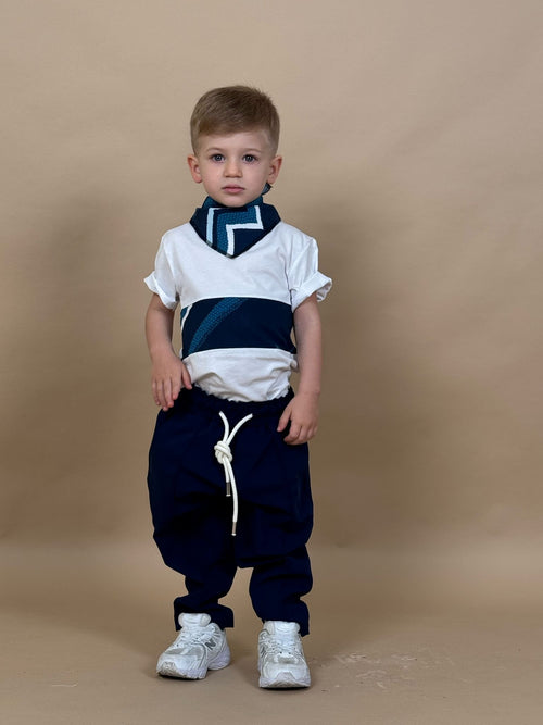 t-shirt lucas blu