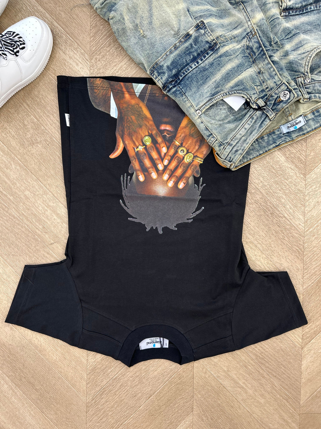 t-shirt drake nera