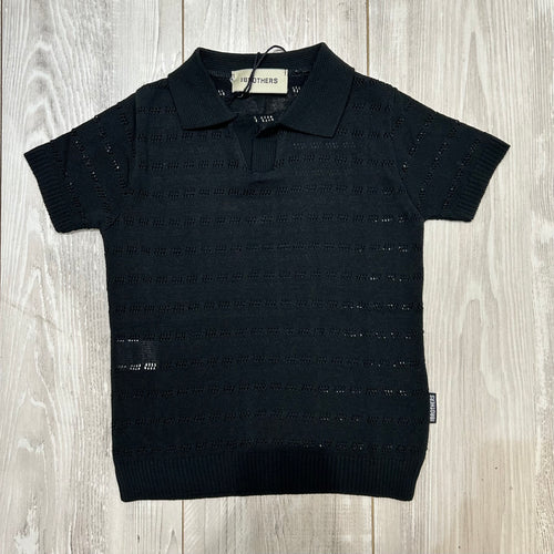 polo in filo nera