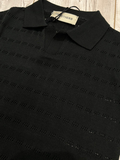 polo in filo nera