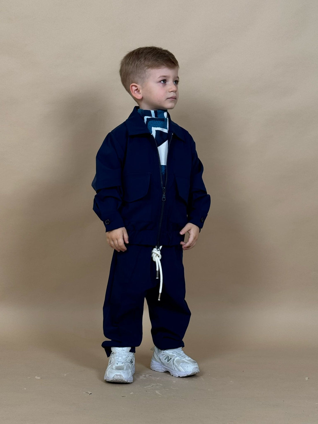 coordinato teddy blu